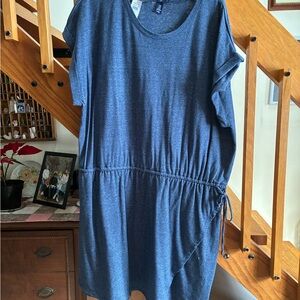 GAP Casual Blue Drawstring Dress XXL